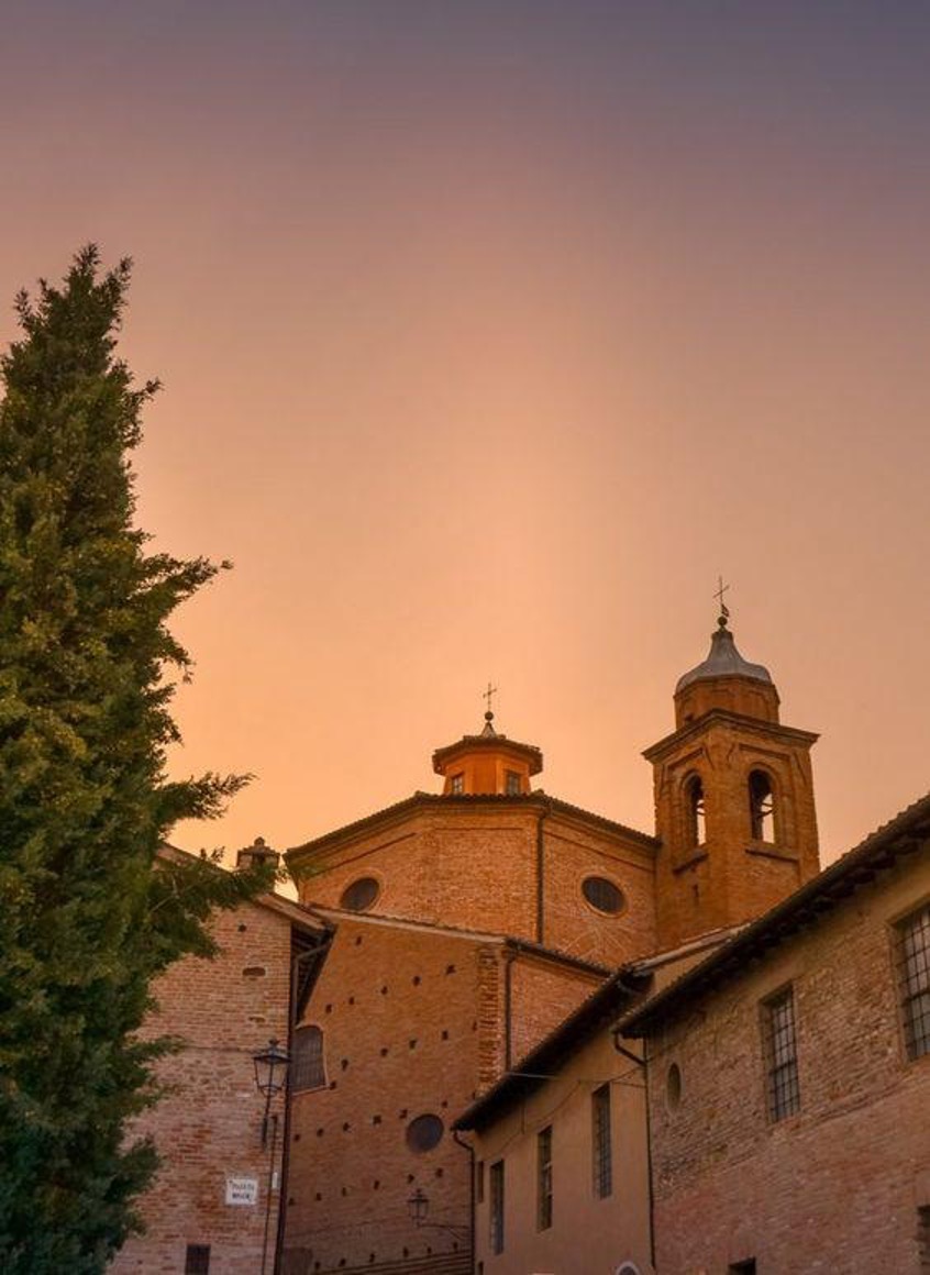 tramonto in riviera rocca malatestiana