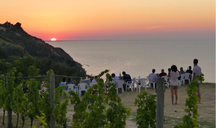 tramonti in riviera parco naturale san bartolo